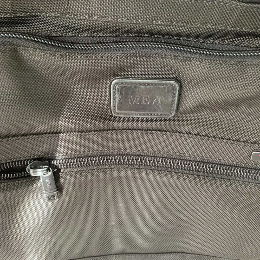 Tumi Alpha Ballistic Briefcase Laptop Computer Bag Expandable Organizer 26132DH